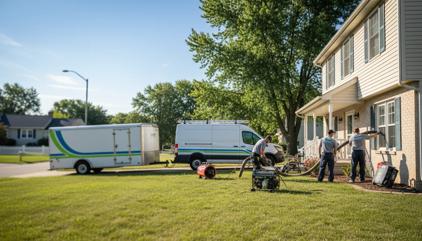Flooded Basement Restoration And Cleanup With Repair in Hamersville, OH near me